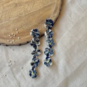 Azure Flora Earring