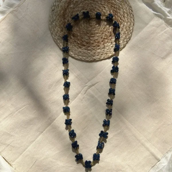 Blue Boheme neckpiece